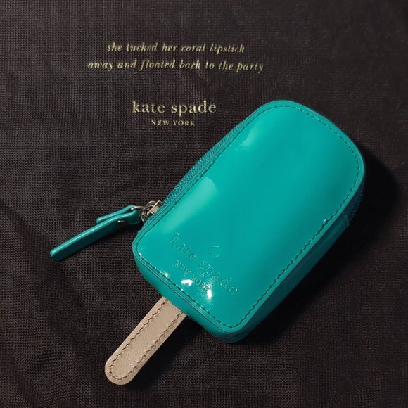 kate spade Handbags - Kate Spade Popsicle Mini Purse Bag Turquoise Patent Leather